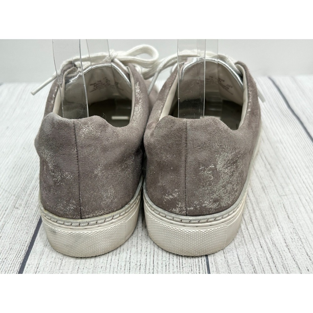 Johnston & Murphy Callie Sneakers Womens 8 Gray Metallic Lace Up Comfort - Picture 8 of 10